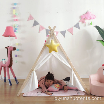 Tenda Teepee Tenda Mainan Anak Dalam Ruangan Baru